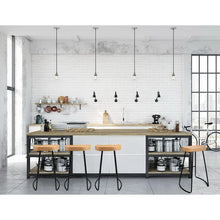 Load image into Gallery viewer, Artiss Set of 4 Elm Wood Backless Bar Stools 65cm - Black and Light Natural