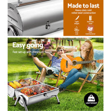 Load image into Gallery viewer, Grillz Portable BBQ Drill Outdoor Camping Charcoal Barbeque Smoker Foldable