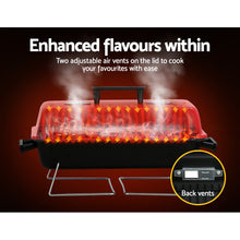 Load image into Gallery viewer, Grillz Charcoal BBQ Portable Grill Camping Barbecue Outdoor Cooking Smoker