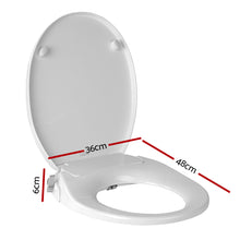 Load image into Gallery viewer, Non Electric Bidet Toilet Seat Bathroom - White