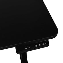 Load image into Gallery viewer, Black Office Standing Computer Desk, Height Adjustable Sit Stand Motorised Electric Table-The White Mall-The White Mall