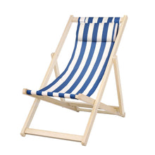 Load image into Gallery viewer, Gardeon Outdoor Furniture Sun Lounge Beach Chairs Deck Chair Folding Wooden Patio