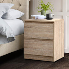 Load image into Gallery viewer, Classic 70s Minimal Wood Bedside Table-Furniture-The White Mall