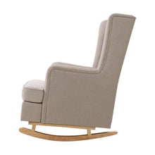 Load image into Gallery viewer, Cream Beige Classic Rocking or Still Armchair-Furniture-The White Mall