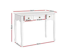 Load image into Gallery viewer, White Console Table, Hallway, Side or Dressing Table