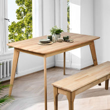 Load image into Gallery viewer, Dining Table Industrial Wood Kitchen Modern Oak Furniture-The White Mall-The White Mall