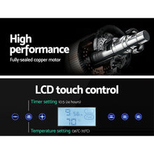 Load image into Gallery viewer, Devanti Food Dehydrators Stainless Steel Jerky Dehydrator Fruit Dryer 10 Trays