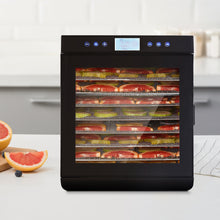Load image into Gallery viewer, Devanti Food Dehydrators Stainless Steel Jerky Dehydrator Fruit Dryer 10 Trays