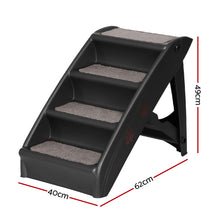 Load image into Gallery viewer, i.Pet Dog Ramp For Bed Sofa Car Pet Steps Stairs Ladder Indoor Foldable Portable