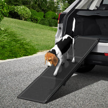 Load image into Gallery viewer, i.Pet Dog Pet Ramp Car Stairs Steps Travel Ladder Foldable Adjustable Portable