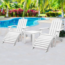 Load image into Gallery viewer, Gardeon Outdoor Sun Lounge Beach Chairs Table Setting Wooden Adirondack Patio Chair