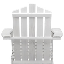 Load image into Gallery viewer, Gardeon Outdoor Sun Lounge Beach Chairs Table Setting Wooden Adirondack Patio - White