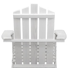 Load image into Gallery viewer, Gardeon Outdoor Sun Lounge Beach Chairs Table Setting Wooden Adirondack Patio Chair White