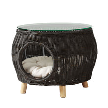 Load image into Gallery viewer, Gardeon Side Table Coffee Pet Bed Indoor Wicker Outdoor Furniture Patio Desk