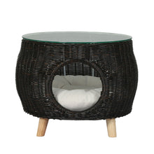 Load image into Gallery viewer, Gardeon Side Table Coffee Pet Bed Indoor Wicker Outdoor Furniture Patio Desk