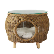 Load image into Gallery viewer, Gardeon Side Table Coffee Pet Bed Wicker Indoor Outdoor Furniture Patio Desk