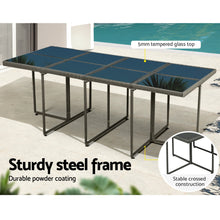 Load image into Gallery viewer, Gardeon 13 PCS Outdoor Dining Set Table Chairs Patio Lounge Setting Furniture