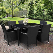 Load image into Gallery viewer, Gardeon Outdoor Furniture 7pcs Dining Set