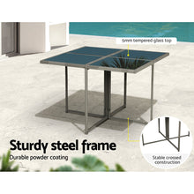 Load image into Gallery viewer, Gardeon 9 PCS Outdoor Dining Set Table Chairs Patio Lounge Setting Furniture