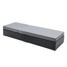 Load image into Gallery viewer, Gardeon Sun Lounge Outdoor Furniture Day Bed Wicker Rattan Garden Sofa