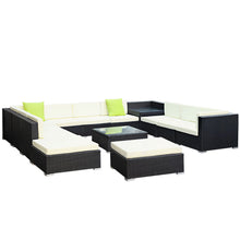 Load image into Gallery viewer, Gardeon 13PC Sofa Set with Storage Cover Outdoor Furniture Wicker