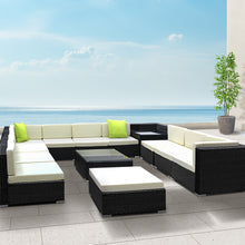 Load image into Gallery viewer, Gardeon 13PC Outdoor Furniture Sofa Set Wicker Garden Patio Lounge