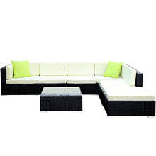 Load image into Gallery viewer, Gardeon 7PC Sofa Set with Storage Cover Outdoor Furniture Wicker