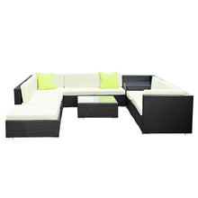 Load image into Gallery viewer, Gardeon 9PC Sofa Set with Storage Cover Outdoor Furniture Wicker