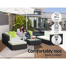 Load image into Gallery viewer, Gardeon 9PC Sofa Set with Storage Cover Outdoor Furniture Wicker