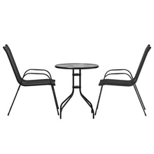 Load image into Gallery viewer, Gardeon Outdoor Furniture 3PC Table and chairs Stackable Bistro Set Patio Coffee