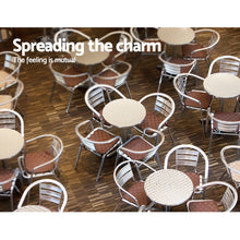 Load image into Gallery viewer, Gardeon Outdoor Bar Table Indoor Furniture Adjustable Aluminium Round 70/110cm