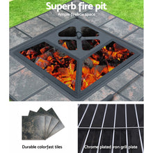 Load image into Gallery viewer, Fire Pit BBQ Grill Smoker Table Outdoor Garden Ice Pits Wood Firepit
