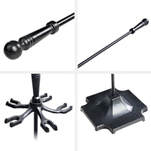 Load image into Gallery viewer, Grillz Fireplace Tool Set Fire Place Tools Poker Brush Shovel Stand Tongs
