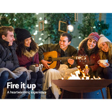 Load image into Gallery viewer, Grillz Rustic Fire Pit Heater Charcoal Iron Bowl Outdoor Patio Wood Fireplace 60CM