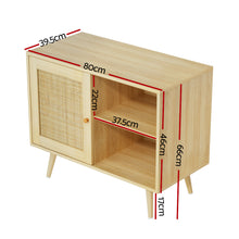 Load image into Gallery viewer, Artiss Buffet Sideboard Rattan Cabinet Storage Shelves Hallway Table Kitchen