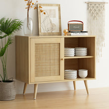 Load image into Gallery viewer, Artiss Buffet Sideboard Rattan Cabinet Storage Shelves Hallway Table Kitchen