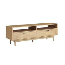 Load image into Gallery viewer, Artiss TV Cabinet Entertainment Unit TV Stand Wooden Rattan Storage Drawer 140CM