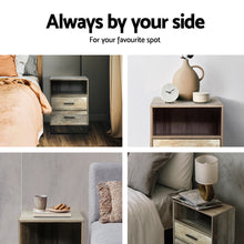 Load image into Gallery viewer, Artiss Bedside Tables Drawers Side Table Nightstand Storage Cabinet Unit Wood