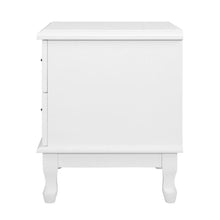 Load image into Gallery viewer, French Bedside Table 2 Drawers-Furniture-The White Mall