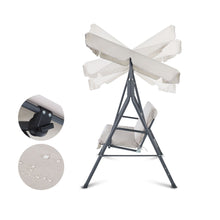 Load image into Gallery viewer, Gardeon Outdoor Swing Chair Hammock 3 Seater Garden Canopy Bench Seat Backyard