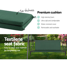 Load image into Gallery viewer, Gardeon Swing Chair Hammock Outdoor Furniture Garden Canopy Bench Seat Green