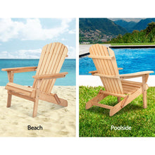 Load image into Gallery viewer, Gardeon Set of 2 Adirondack Wood Chairs-Furniture-The White Mall