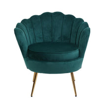Load image into Gallery viewer, Green Luxurious Velvet Accent Armchair-Furniture-The White Mall