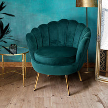 Load image into Gallery viewer, Green Luxurious Velvet Accent Armchair-Furniture-The White Mall