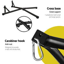 Load image into Gallery viewer, Gardeon Outdoor Hammock Chair with Steel Stand Hanging Hammock Beach Cream