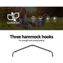 Load image into Gallery viewer, Gardeon Outdoor Hammock Chair with Stand Swing Hanging Hammock Garden Grey