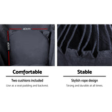 Load image into Gallery viewer, Outdoor Hammock Chair with Stand and Pillow Grey