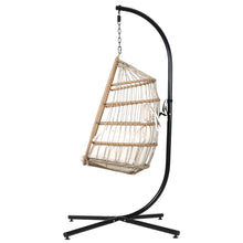Load image into Gallery viewer, Gardeon Egg Swing Chair Hammock With Stand Outdoor Furniture Hanging Wicker Seat