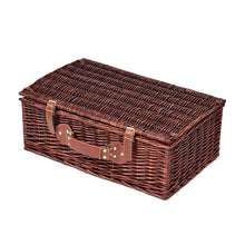 Load image into Gallery viewer, Luxury 4 Person Picnic Basket Set Includes Insulated Bag, Outdoor Blanket, Whicker Basket, Cutlery, Wine Glasses, Napkins & More-The White Mall-The White Mall
