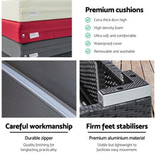 Load image into Gallery viewer, Luxury Outdoor Sun Lounge Bed Set of 2-Furniture-The White Mall